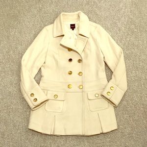 Express Peacoat in Winter White